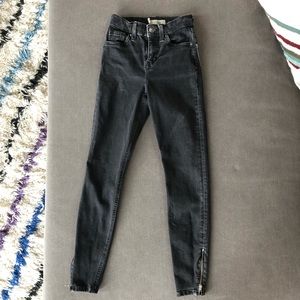 Topshop Moto Petite Jamie Skinny with Zippers